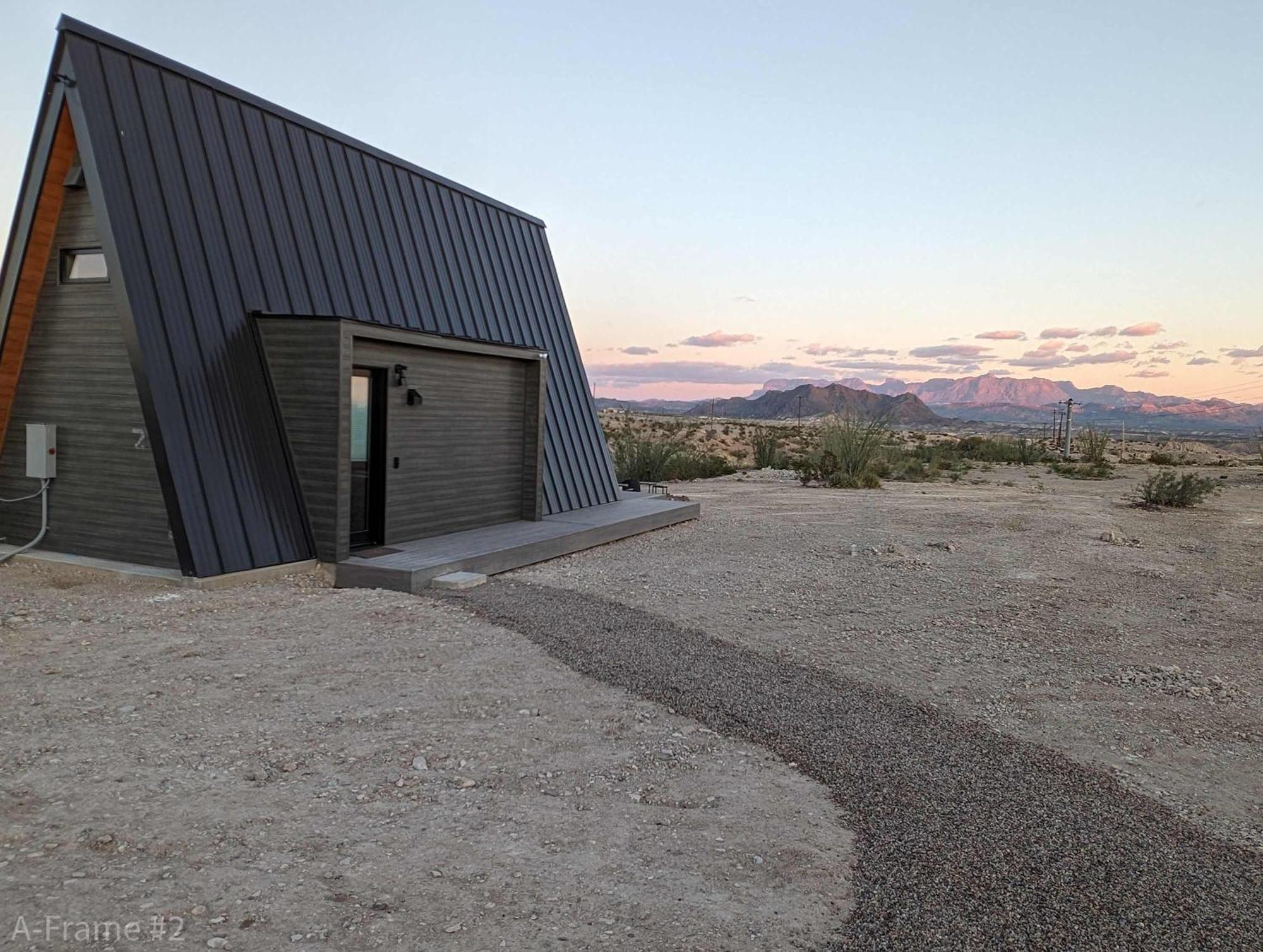 Stardust Big Bend Luxury A-Frame#4 Great Views Villa Terlingua Exterior foto