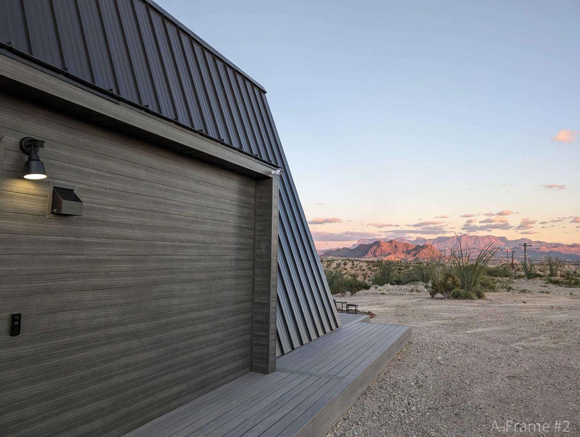 Stardust Big Bend Luxury A-Frame#4 Great Views Villa Terlingua Exterior foto