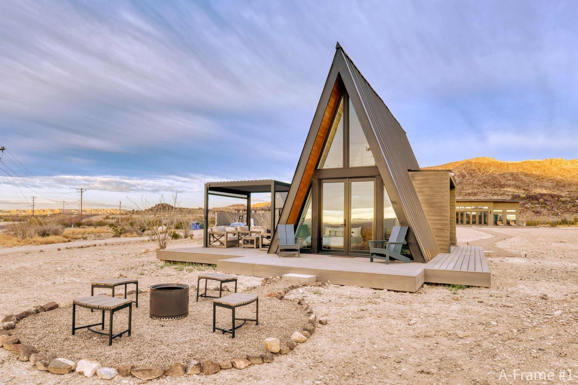 Stardust Big Bend Luxury A-Frame#4 Great Views Villa Terlingua Exterior foto