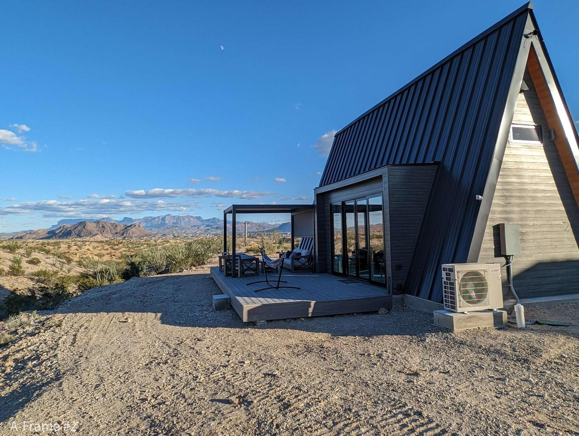 Stardust Big Bend Luxury A-Frame#4 Great Views Villa Terlingua Exterior foto